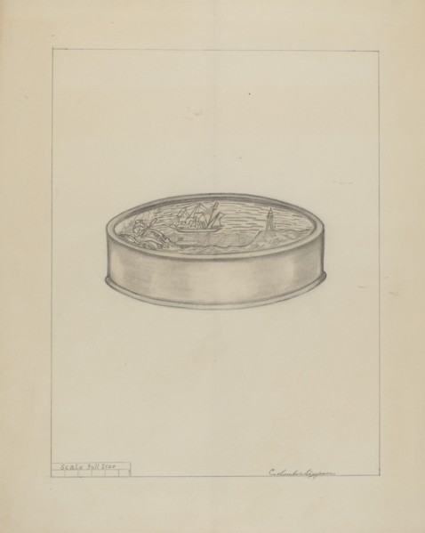 Silver Snuff Box, 1935/1942.