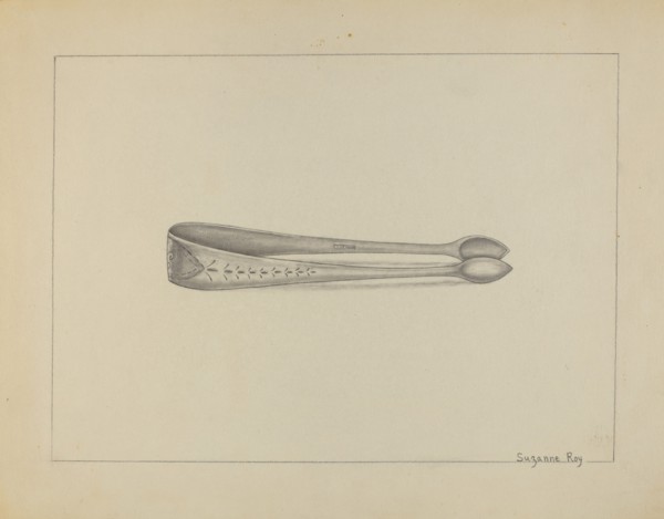Silver Sugar Tongs, c. 1936.