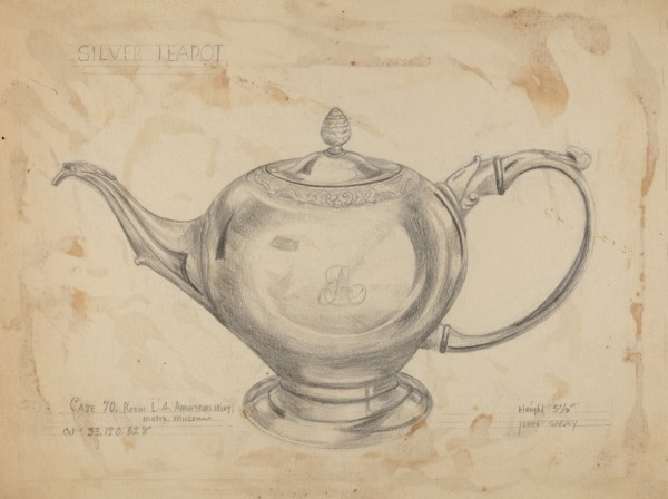 Silver Teapot, c. 1935/1942.
