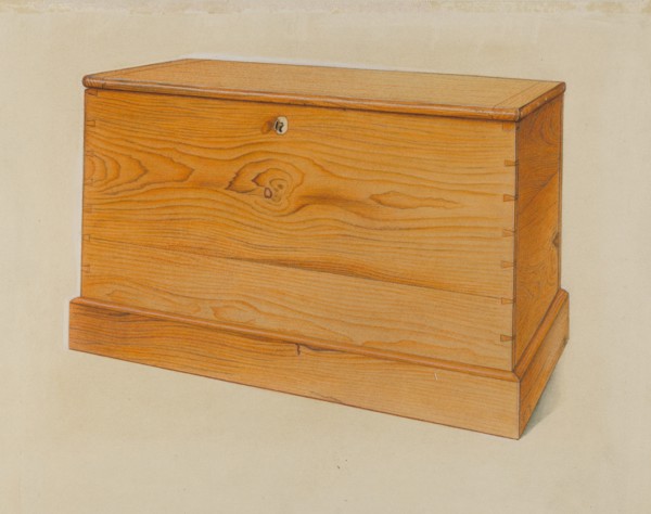 Small Shaker Chest, c. 1937.