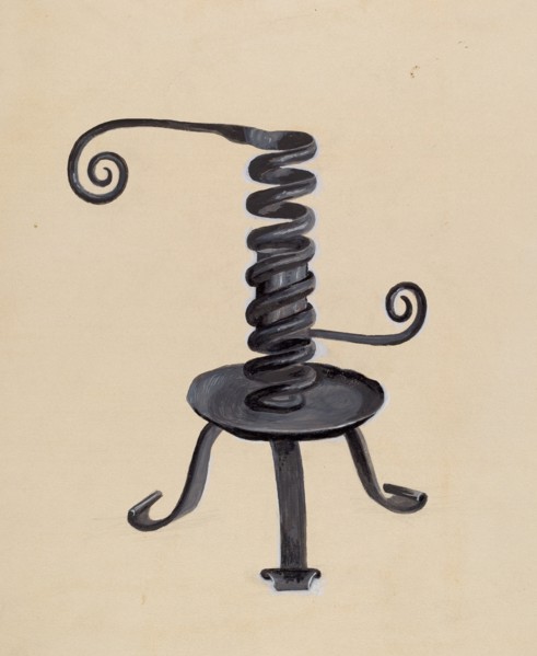 Spiral Candlestick, c. 1940.