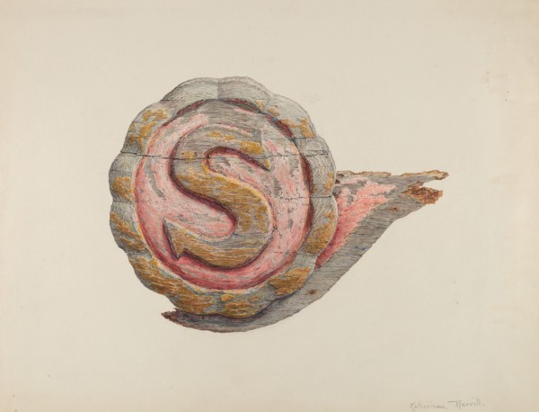 Insignia Letter "S", c. 1939.