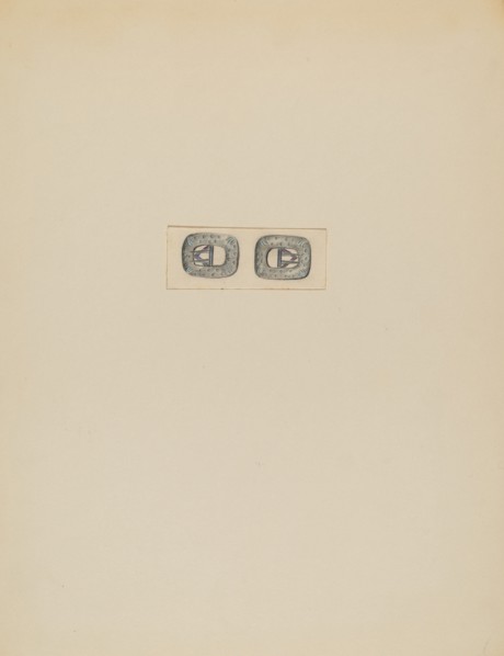 Men's Stock Buckles, c. 1936.