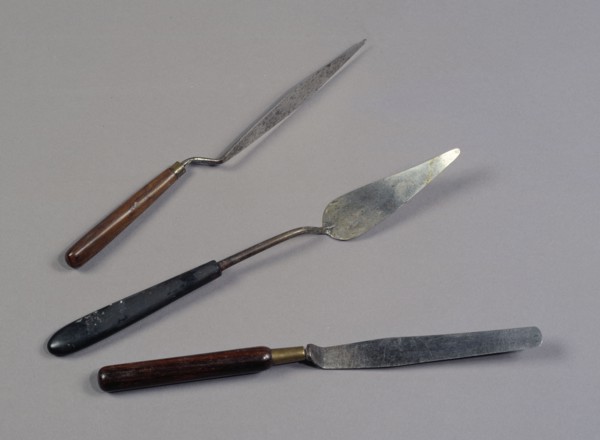 Painting knives, before 1932.