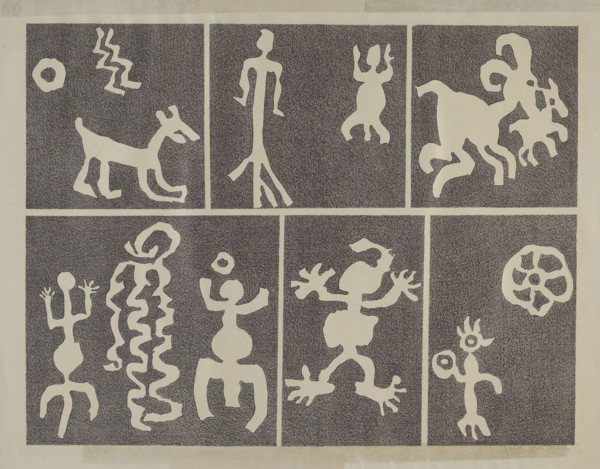 Petroglyph Design, 1935/1942.