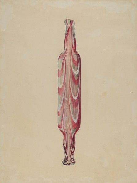 Rolling Pin (Glass), c. 1938.