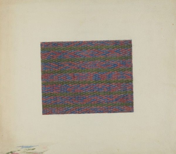 Shaker Rug (Detail), c. 1936.