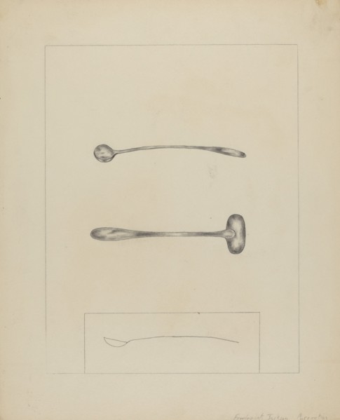 Silver Salt Spoon, 1935/1942.