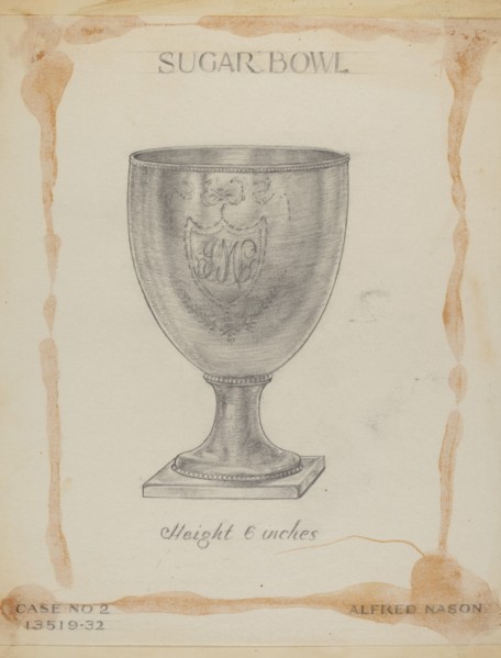 Silver Sugar Bowl, 1935/1942.