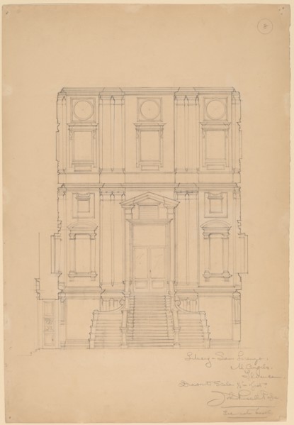 Library, San Lorenzo, c. 1896.