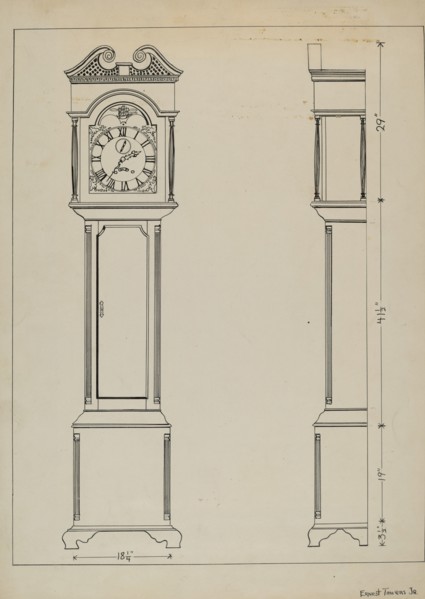 Pen and ink on paper, c. 1936.