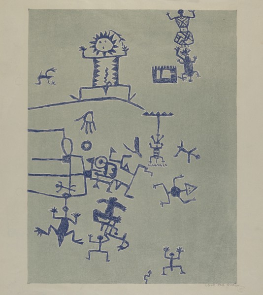 Petroglyph - Signs, 1935/1942.