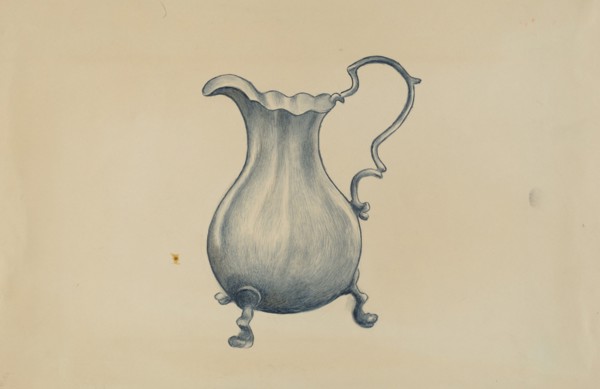 Silver Cream Pitcher, c. 1936.