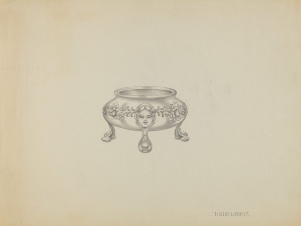 Silver Trencher Salt, c. 1936.
