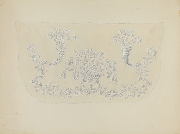 Stuffed Bureau Cover, c. 1936.