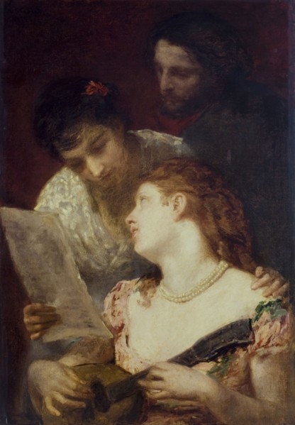 La musique (music party), 1874.