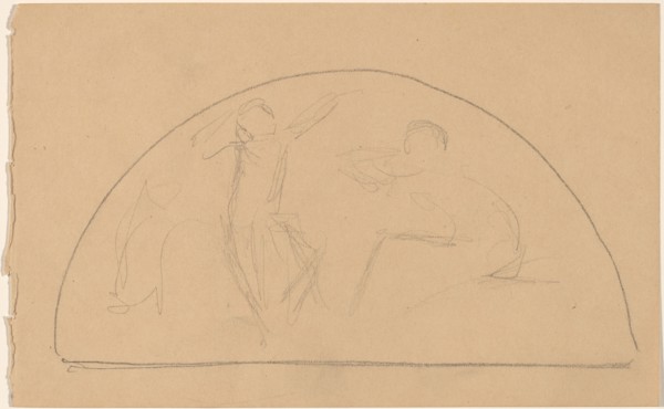 Study for a Lunette, 1890/1897.