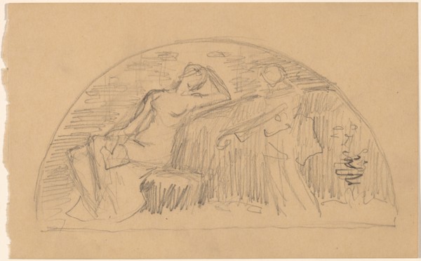 Study for a Lunette, 1890/1897.