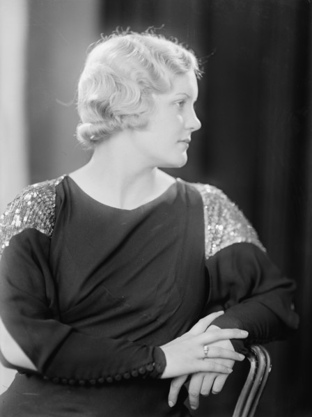 Della M. Adcock, Portrait, 1933.
