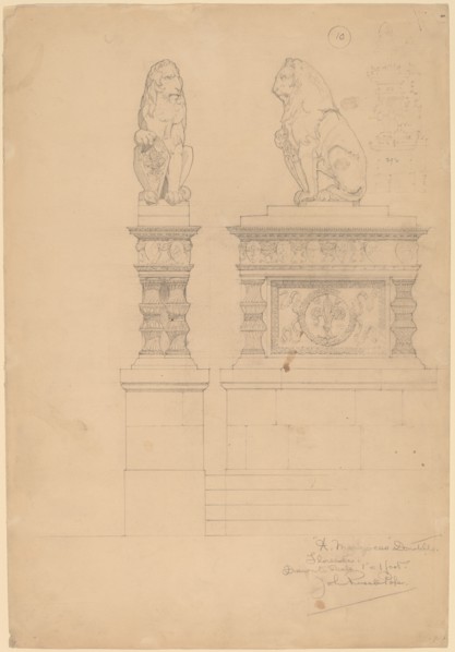 Il Marzocco, Donatello, c. 1896.