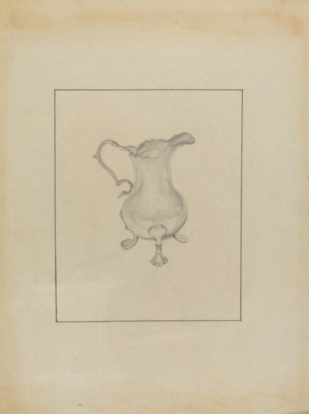 Silver Cream Pitcher, 1935/1942.