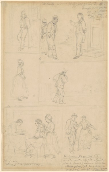 Studies of Figural Groups, 1866.