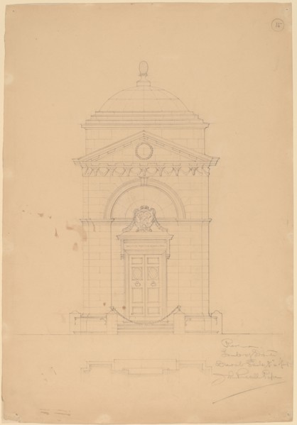 Tomb of Dante, Ravenna, c. 1898.