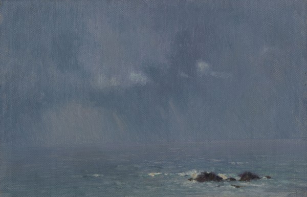 Landscape with two rocks, c.1910.