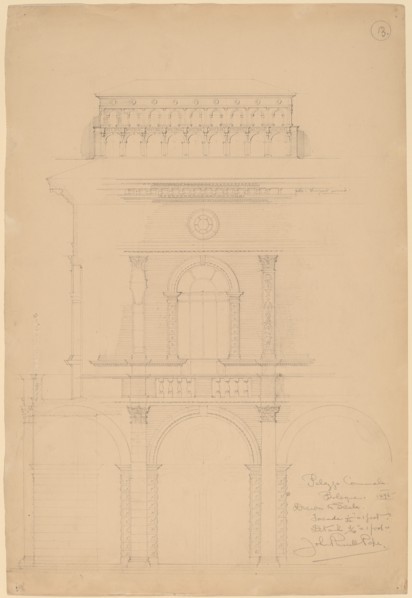 Palazzo Communale, Bologna, 1898.