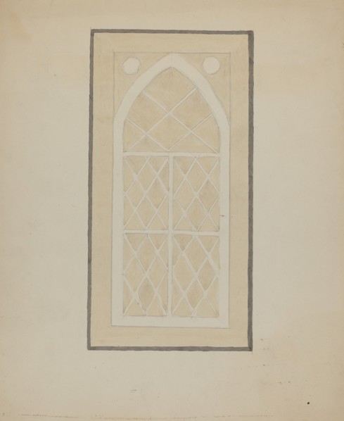 Panel from Hall Lantern, c. 1936.