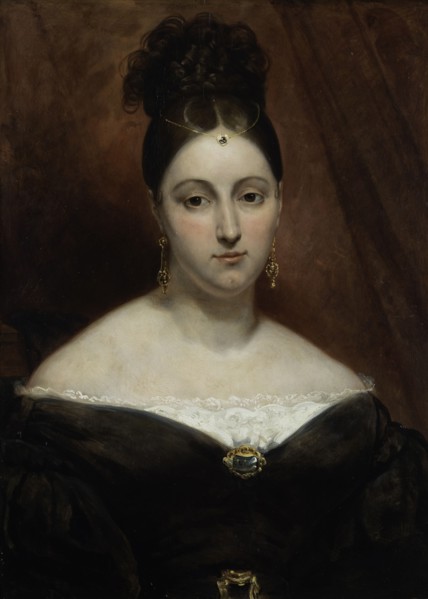 Portrait de Maria Malibran, 1831.