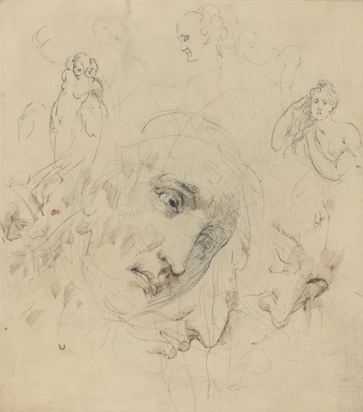 Studies with Central Female Face.