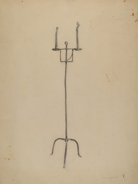 Adjustable Candle Holder, c. 1939.