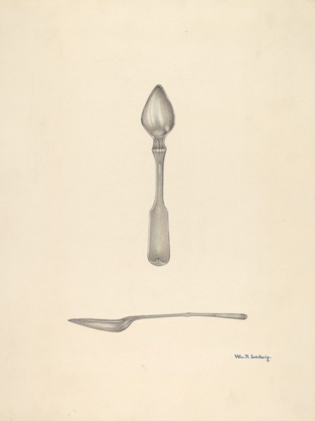 Bishop Hill: Small Spoon, c. 1936.