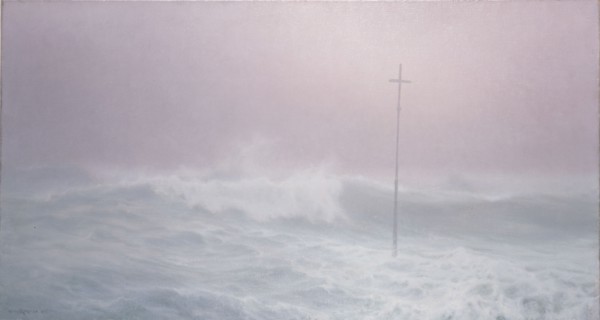 Cross in the mist, Brittany, 1905.
