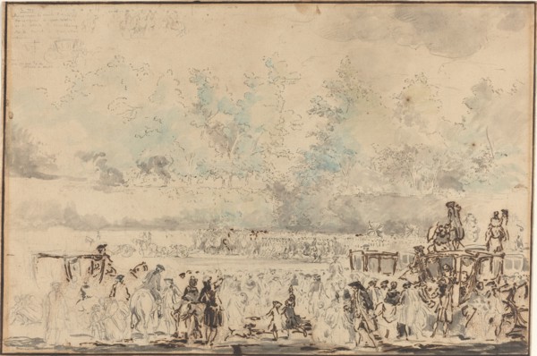 Royal Review of the Troops, 1760s.