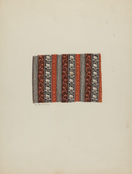 Historical Printed Cotton, c. 1940.