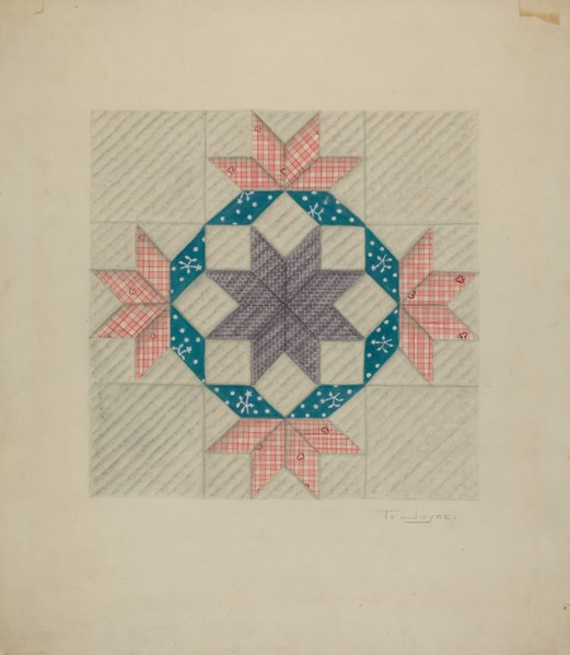 Patchwork Quilt Pattern, 1935/1942.