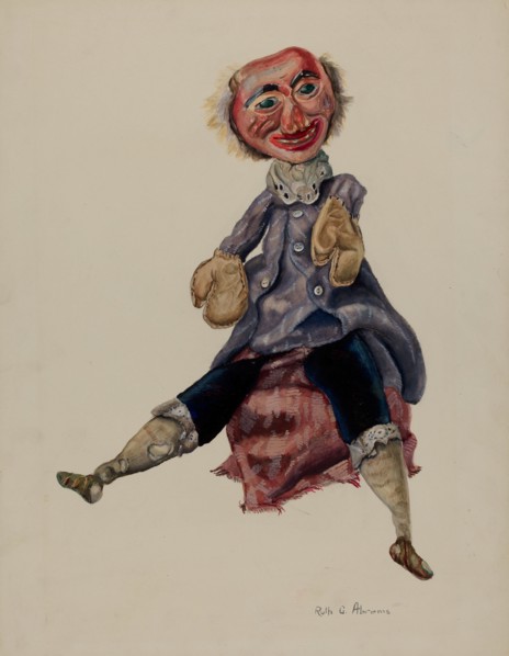 Punch Boxer with Blue Coat, c. 1937.