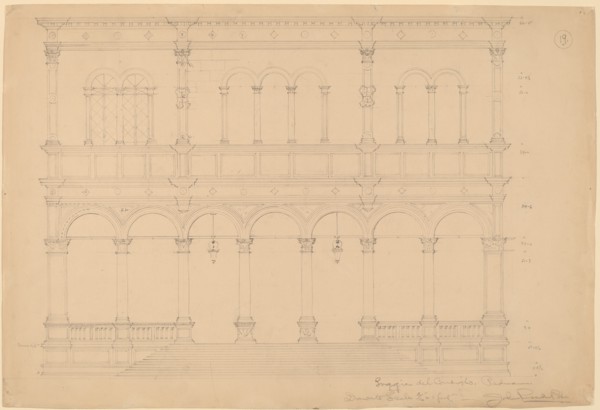 Loggia del Consiglio, Padua, c. 1898.