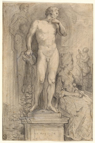 Rendezvous in the Palais Royal, 1774.