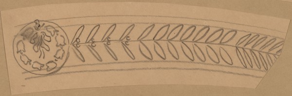 Study for a Border Design, 1890/1897.
