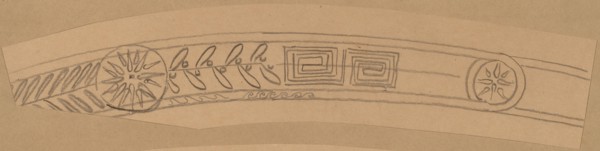 Study for a Border Design, 1890/1897.