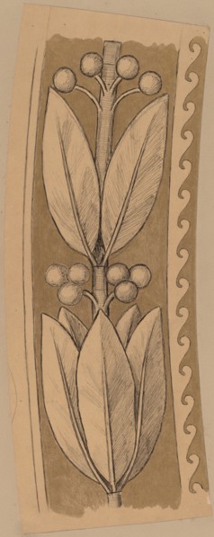 Study for a Border Design, 1890/1897.