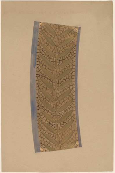 Study for a Border Design, 1890/1897.