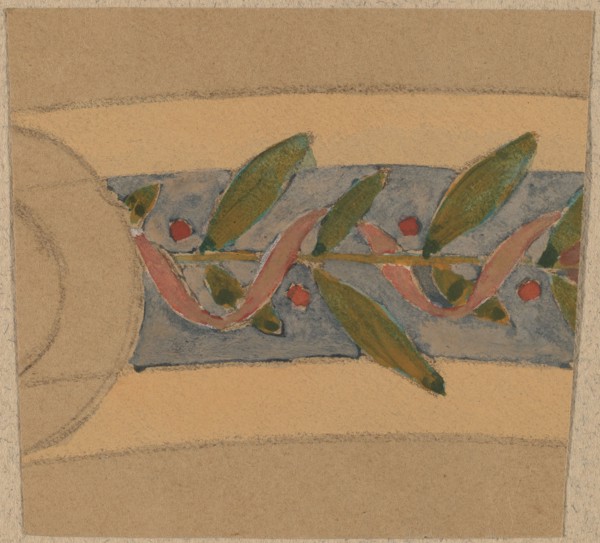 Study for a Border Design, 1890/1897.