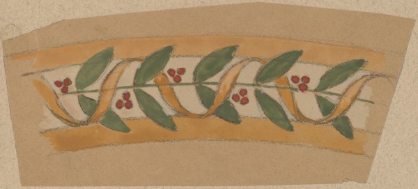 Study for a Border Design, 1890/1897.