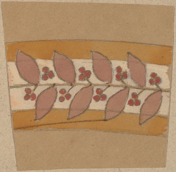 Study for a Border Design, 1890/1897.