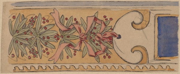 Study for a Border Design, 1890/1897.