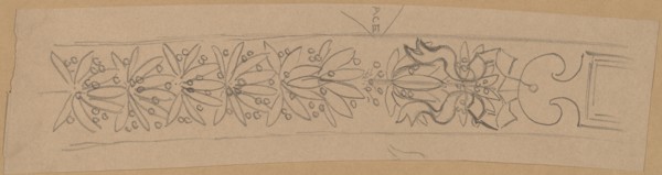 Study for a Border Design, 1890/1897.